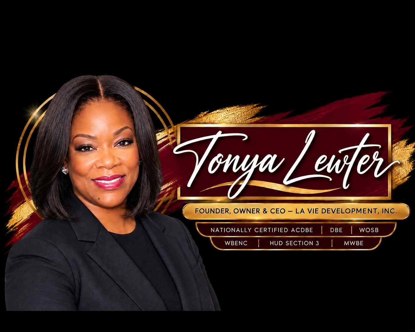 Tonya Lewter — Corporate Leadership Banner